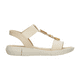 thumbnail image 1 of Sandalias Modare Mujer Cremita Adorno beige 25.5, 1 of 10