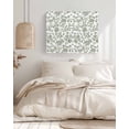 thumbnail image 3 of Sage Green Flower Wall Art for Living Room,Canvas Picture Wall Decor for Bathroom Bedroom,Vintage Farmhouse Boho Leaf Spring Painting Artwork for Office Kitchen Hallway Dining Room Home Decor 20"x24", 3 of 8