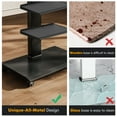 thumbnail image 5 of FITUEYES Rolling TV Stand up to 70 inch with Wheels,Black, 5 of 9