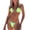 Green, variant on Bikini Sets For Women Split Sexy Ribbed Two Piece Swimsuit Summer Beach Pool Vacation Swimwear Yellow