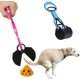 thumbnail image 3 of Bolsas para excrementos de perro con pala y clip, recogedor de excrementos de perro rosa para una limpieza fácil durante los paseos Gestión de desechos de mascotas, 3 of 5