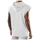 thumbnail image 5 of Blusa de Color Sólido de los Hombres, Moda Casual sin Mangas Sudadera con Capucha para Uso Al Aire Libre Y Diario, Cuello Redondo Atlético Top, 5 of 5