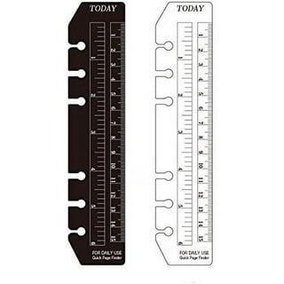 Sparco Standard Plastic Ruler 12 Long Holes For Binders Clear 01488 :  Target