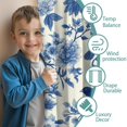 thumbnail image 3 of Blackout Kids Curtains,Blue Pioneer Flower and Bird Childrens Insulated Curtains Set Of 2,Bedroom Essentials,Toddler Room Decor 42x63in(106x160cm), 3 of 4