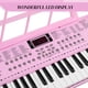 thumbnail image 3 of Teclado Piano Ktaxon 61 Teclas 200 Timbres Rosa, 3 of 7