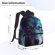 thumbnail image 2 of Disketp Purple Sky Wolf Mochila Ligera Clásica con Múltiples Bolsillos, Mochila Casual para Hombre y Mujer, Ideal para Escuela, Trabajo y Viajes, 2 of 6