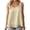Beige, variant on Womens Tops Summer Holiday Camisole Solid Color Lace Trim Sleeveless Tank Top Casual Everyday Wear Lightweight Chiffon Cami Tops ,XXL