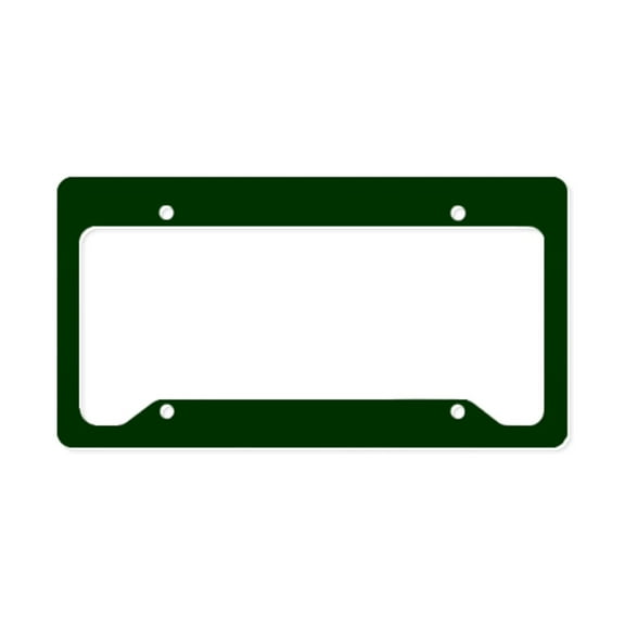 CafePress - Celtic Shamrock St Patricks License Plate Holder - Aluminum License Plate Frame, License Tag Holder