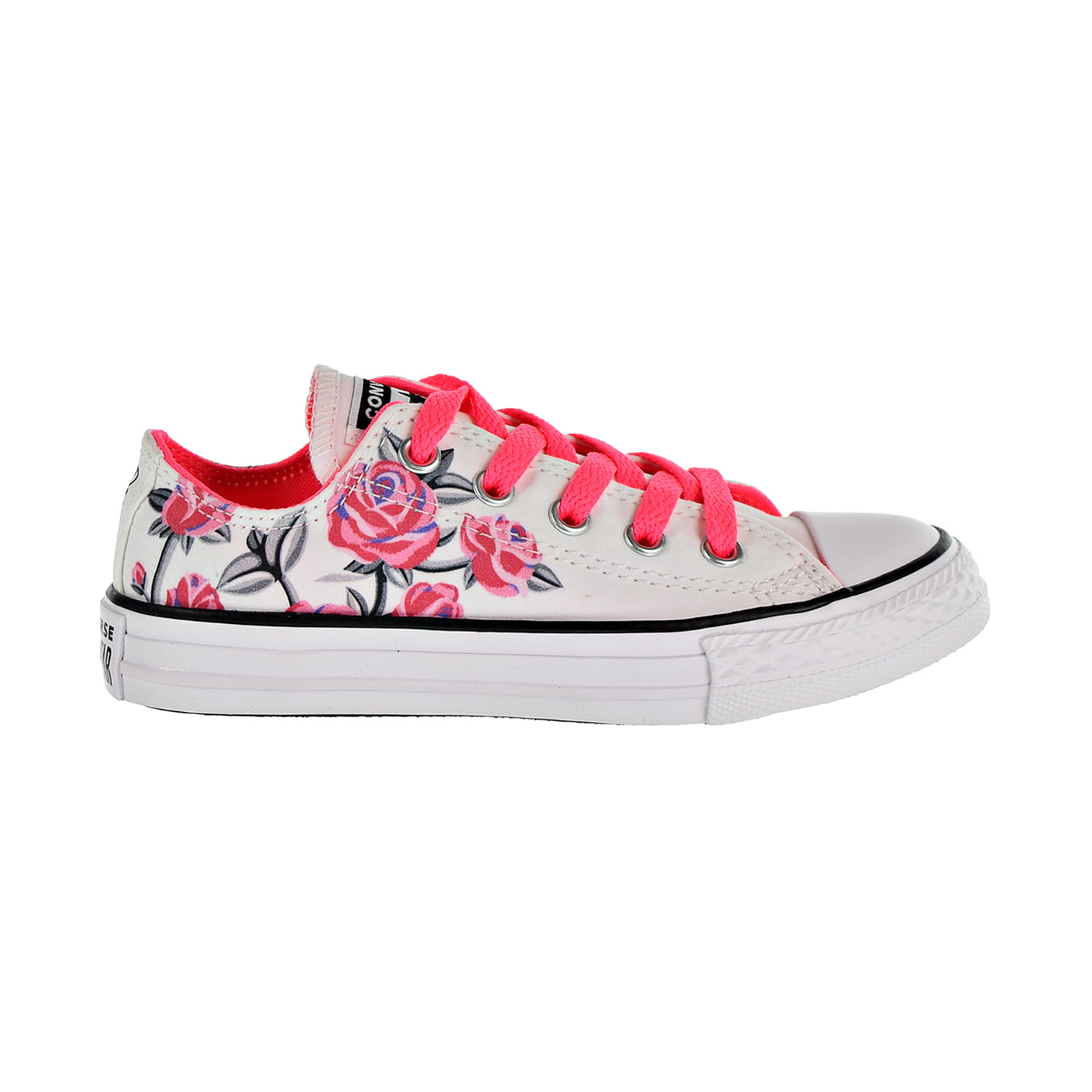 Converse Chuck Star Kids' Shoes White/Racer Pink 663624f - Walmart.com