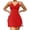 Red, variant on Women'S Sleepwear See Through Lace Spaghetti Strap Ladies Nightgowns,Red,L