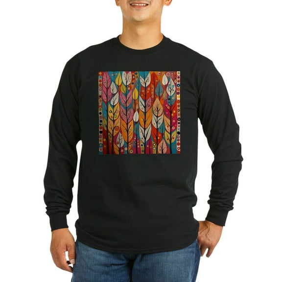 CafePress - All The Autumn Leaves Long Sleeve T Shirt - Long Sleeve Dark T-Shirt