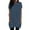 Navy, variant on Womens Solid Color T-Shirt Crewneck Short Sleeve Oversized Slouchy Loose Fit Longline Tops Front Pockets Fashion Casual Tee