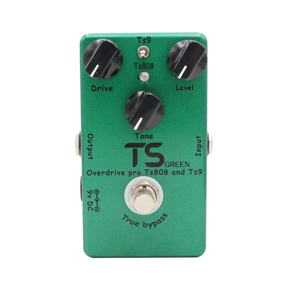 Overdrive Pedal Effects Pedal Compact Guitar Pedals for Bass Electric Guitar Green