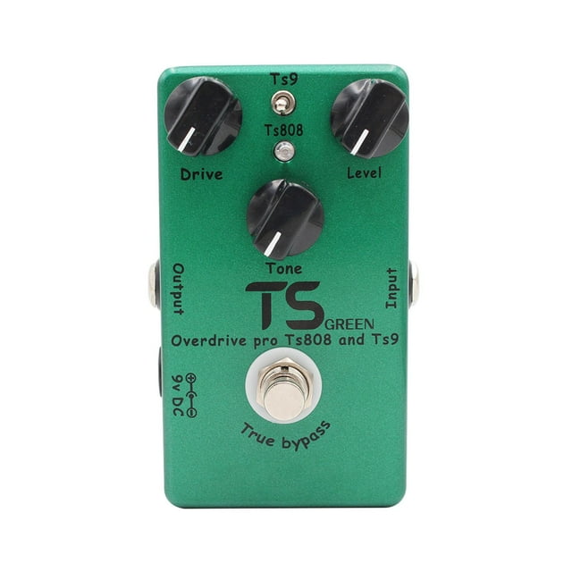 Effects Pedal Mini Size Overdrive Effect Tuner Pedal Overdrive Pedal Portable Guitar Parts Compact for Musical Instruments Bass Accessory Green