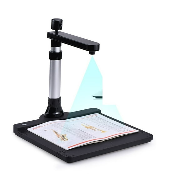 Camera Scanner Dual Lens 10 Mega-pixel HD A3 Document Scanner, OCR Book Scanner Office Book Image Document Camera A4 A5 Scanner ,Built-In Convenience