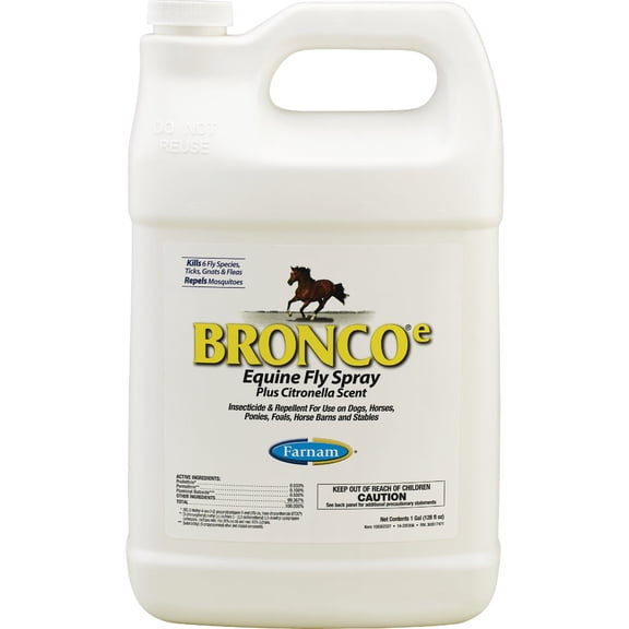 Farnam Equine Fly Spray Repellent With Citronella Scent - For Horses, Dogs - 1 Gallon Refill — Residential Use, Standard Application