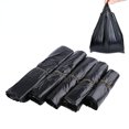 thumbnail image 2 of 50 Uds. Bolsas de plástico negras para supermercado, frutas y verduras, bolsa de almacenamiento para compras con asa, bolsa de regalo para dulces, bolsa de basura limpia para cocina, 2 of 4