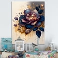 thumbnail image 2 of Designart Night Shade Rose Design II Canvas Wall Art, 2 of 5