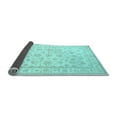 thumbnail image 2 of Ahgly Company Indoor Rectangle Oriental Light Blue Traditional Area Rugs, 3' x 5', 2 of 4