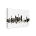 thumbnail image 2 of Trademark Fine Art 'Jacksonville Florida Skyline Black White' Canvas Art by Michael Tompsett, 2 of 4
