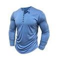 thumbnail image 4 of Npasoilc Hauts pour Hommes Homme Couleur Unie Cardigan à Boutons Manches Longues Col Rond, 4 of 8