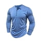 thumbnail image 4 of pstuiky camisas de manga larga para hombre, Cárdigan informal de color liso con botones para hombre, manga larga y cuello redondo Tops de talla grande para hombre xxl, 4 of 8