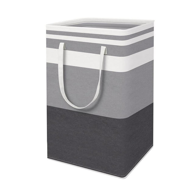 Home Textile Storage – Freestanding Laundry Hamper with Extended Handles for Clothes Toys Dorm and Family Use