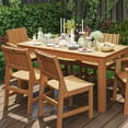 thumbnail image 6 of Wingyz 7 Piece Patio Dining Set,Dining Table Set for 6 with Chairs Outdoor Furniture for Lawn Garden, 6 of 8