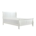 thumbnail image 2 of Fy Three Piece Full Size Bedroom Set- Modern Brass Metal Handles- Classic White, 2 of 6