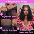 thumbnail image 2 of Pelucas Srakuw Wear and Go sin pegamento, 100% cabello humano, 60 cm, ondulado, 2 of 6