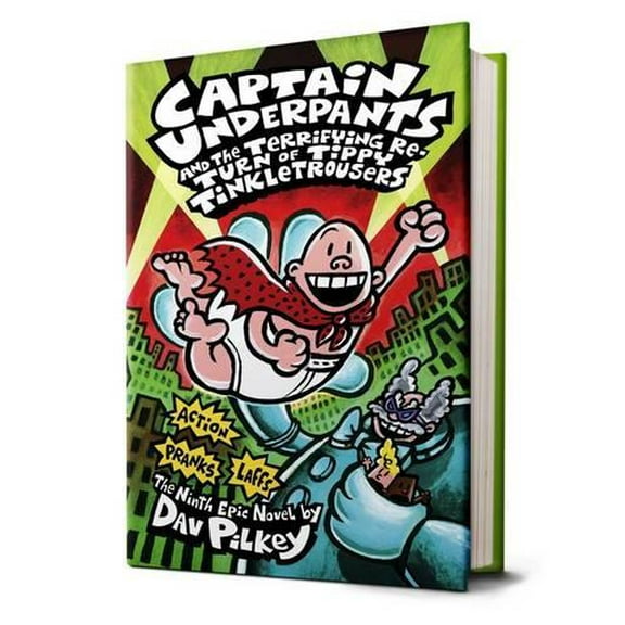 Pre-Owned Captain Underpants and the Terrifying Return of Tippy Tinkletrousers (Captain Underpants #9) (Hardcover) 0545175348 9780545175340