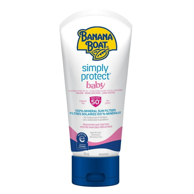 Banana Boat® Simply Protect™ Baby Mineral Sunscreen Lotion SPF 50+
