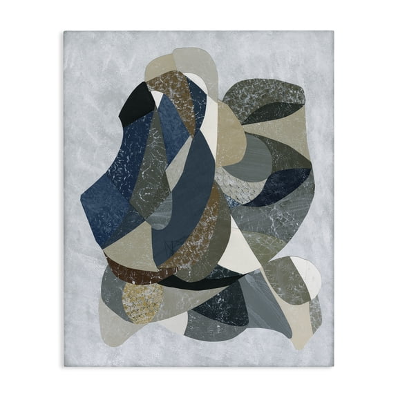 Stupell Industries Contemporary Intertwined Geometric Shapes Canvas Art, 16 x 20, by Coco Good