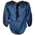 thumbnail image 2 of Rachel Roy Blouse en Tricot Texturé Julia pour Femmes, Bleu, Petit, 2 of 3