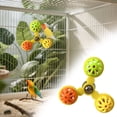 thumbnail image 2 of Goowood Bird Toys for Parrots Chewable Bell Windmill Interactive Spinning Parrot Toys Colorful Cage Accessory for Parakeets Cockatiels Conures Mental Enrichment and Play, 2 of 5