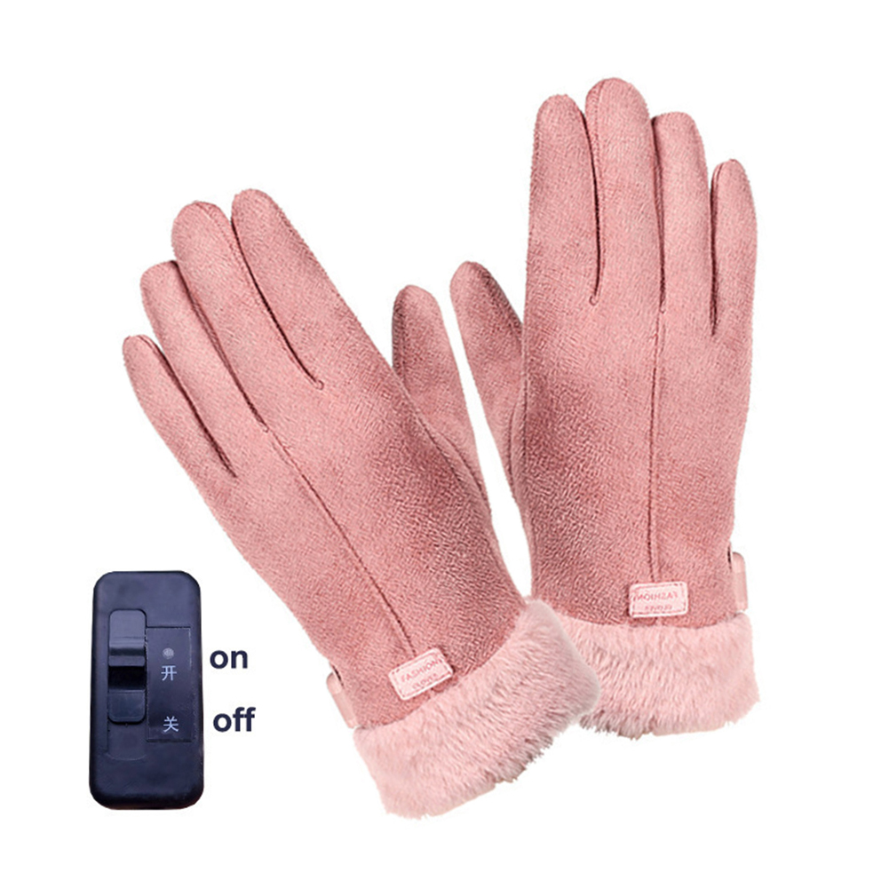 iSpchen Women Heated Gloves Liners USB Electric Heating Mittens Waterproof Thermal Insulated