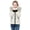 Beige, variant on Ankola Faux Fur Hood Puffer Coat for Girls Zip Up Warm Quilted Winter Jacket for Kids