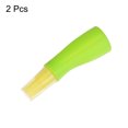 thumbnail image 3 of 2uds Silicona Aceite Botella Cepillo, Rellenable Calor-Resistente Cocina Hilvanado Aceite Herramienta con Tapa para Barbacoa Cocinar Hornear, Amarillo+Verde Unique Bargains cepillos para asar a la parrilla, 3 of 7