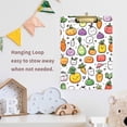 thumbnail image 4 of FORMRS Acrylic Clipboard with Low Profile Clip Standard A4 Letter Size, 12.5" x 9", Cute Vegetables, 4 of 8