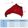 thumbnail image 4 of Premium Imperméable Kayak Canot Bateau Pulvérisation Pont Jupe Cockpit Couverture Rouge P, 4 of 10