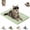Green, variant on Kittra Cooling Mat for Cats, Kittra Cooling Mat, Cool and Comfortable, Machine-Washable and Easy to Care For, Soft and Durable, Foldable and Portable Design, Suitable for Cats and Dogs