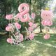 thumbnail image 5 of Set de Globos de Gato Wclliuchi Número 8 Rosa para Cumpleaños, 5 of 7