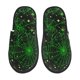 thumbnail image 1 of Fotbe Green Bright Web with Spiders Pantuflas Peludas para Mujer con Estampado, Zapatillas de Peluche, Zapatos de Invierno para Casa, Uso Interior y Exterior-Large, 1 of 8