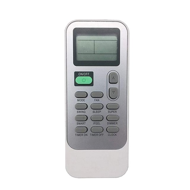 Moyic Botón de pantalla digital Operación Aire acondicionado Control remoto Sala de estar Controlador de aire acondicionado ABS portátil Controles remotos