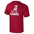thumbnail image 3 of Men's Colosseum Crimson Alabama Crimson Tide Logo Lockup 2-Hit Active Blend T-Shirt, 3 of 3