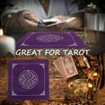 thumbnail image 5 of Star Pattern Square Velvet Tarot Tablecloth for Divination Tarot Card Pad with Tarot Card Drawstring Storage Bag Purple 495~500x495~500x0.7mm, 5 of 9
