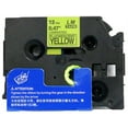 thumbnail image 2 of LM Tapes replacement for Brother PT-D210 1/2" (12mm 0.47 Laminated) Black on Bright Yellow Compatible TZe P-touch Tape for use in Ptouch PTD210 Label Printer with FREE Tape Guide Included, 2 of 2