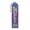 Beistle GAR304 Super Grad Award Ribbon, Pack Of 6