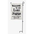 thumbnail image 4 of Printtoo White Welcome To The Lake Outdoor Personalized Camping Flags For Campers Double SidedFlagCampsiteFlagOutdoor Garden Sign, 4 of 4