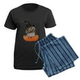thumbnail image 5 of CafePress - PD Moreno's Halloween Owl - Women's Short Sleeve Print T-Shirt and Pants Dark Cotton Pajama Set, 5 of 7